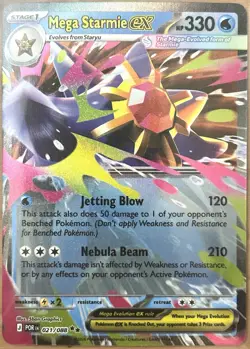 Mega Starmie EX 21/88 Pokemon Perfect order - Image 1
