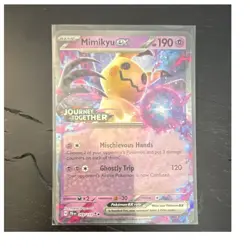 STAMPED Pokemon Mimikyu EX Journey Together Holo Double Rare 069/159 - Image 1