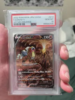 PSA 10 sequenctial Pokemon Entei suicune Raikou V 213 215 218 Vstar Universe ② - Image 3