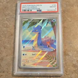 Pokemon Misty's Lapras 194/182 Sv10 Destined Rivals Illustration Rare Holo PSA 8 - Image 1