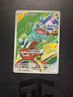 Bulbasaur 037 Full Art Promo First Partner Collection 30th Anniversary Pokemon - Image 1
