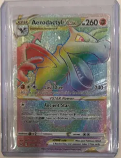 Pokemon Aerodactyl VSTAR Full Art Secret Rare Holo Swsh11: Lost Origin 199/196 - Image 1