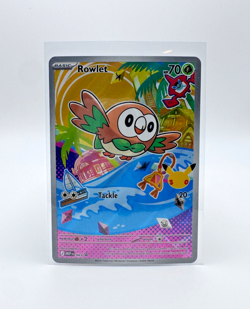 Pokemon TCG First Partner Illustration Series 1 Rowlet Litten Popplio Set - Image 1