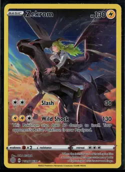 Zekrom TG05/TG30 Brilliant Stars Trainer Gallery Holo Pokemon - Image 1
