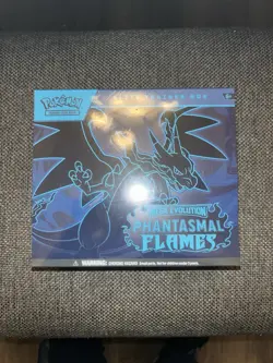 Pokemon Mega Evolution Phantasmal Flames Elite Trainer Box Factory Sealed - Image 1