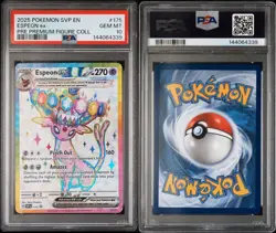 2025 POKEMON SVP EN-SV BLACK STAR PROMO #175 ESPEON EX PSA 10 - Image 3