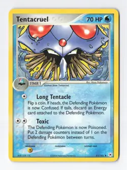 Tentacruel 51/101 Uncommon Regular Hidden Legends Vintage Pokemon Card NM - Image 1