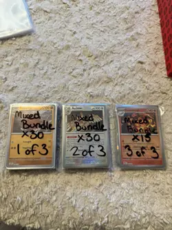 Pokemon Card bundle • Job Lot • Holo/reverse • SCR • JTG • PRE • TEF • 75 cards - Image 3