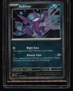 Sableye (Cosmos Holo) Rare Miscellaneous Cards & Products 136/193 MP - Image 1
