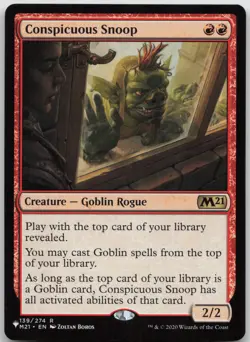 Conspicuous Snoop The List Reprints 139/274 NM R - Image 1