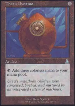 [1x] Thran Dynamo - Foil Played, English Urza's Destiny MTG Magic - Image 1