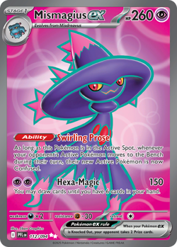 Pokemon Mismagius ex 112/094 Phantasmal Flames Ultra Rare NM - Image 1