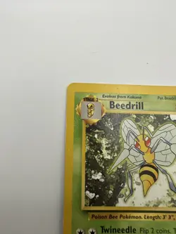 Pokemon Beedrill LP 017/102 Base Set Regular Non Holo Vintage Card WOTC - Image 3