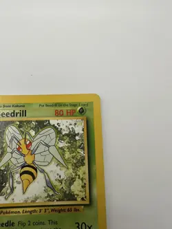 Pokemon Beedrill LP 017/102 Base Set Regular Non Holo Vintage Card WOTC - Image 4