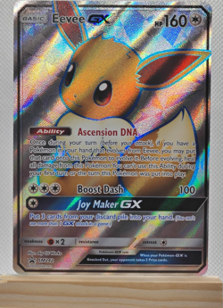 Pokemon Eevee GX Full Art Promo Holo SM242 Sm English 160 HP Basic Card - Image 1
