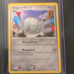 Pokemon Diamond & Pearl Magnemite 87/130 Common Basic 50HP Regular English - Image 1