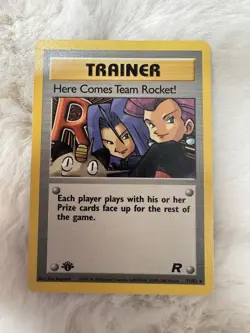 Pokemon TCG Here Comes Team Rocket! Team Rocket 71 1st Edition Rare MINT - Image 1