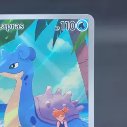 Pokemon TCG Misty's Lapras 194/182 IR Destined Rivals Near Mint Holo - Image 3