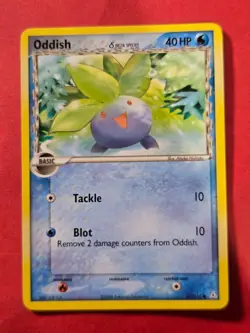 2006 Pokemon EX Holon Phantoms #73 Oddish, Delta Species, C, NF/H, cd1 - Image 1