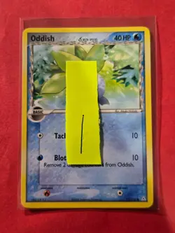 2006 Pokemon EX Holon Phantoms #73 Oddish, Delta Species, C, NF/H, cd1 - Image 3