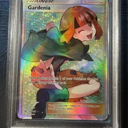 2018 POKEMON SUN & MOON ULTRA PRISM #149 FULL ART/GARDENIA PSA 3 - Image 4