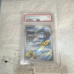 Pokemon Piplup 098/094 Me02: Phantasmal Flames Illustration Rare Holo PSA 9 EN - Image 1