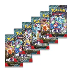 Pokemon TCG: Scarlet and Violet Stellar Crown x1 Booster Pack Sealed - Image 3