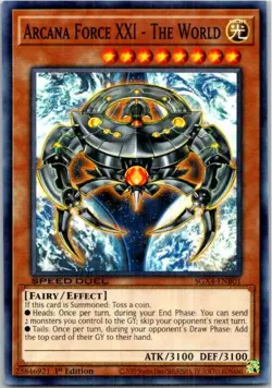 Arcana Force XXI #SGX4-ENB01 Yugioh Near Mint or Better 1st Edition - Image 1