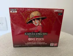 2025 One Piece OP-13 Booster Box English Carrying On His Will SEALED - Image 1
