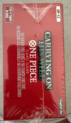 2025 One Piece OP-13 Booster Box English Carrying On His Will SEALED - Image 3