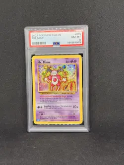 PSA 9 Mr Mime 13/32 CLK Holo Pokemon Card Game Classic Japanese Pokemon TCG - Image 1