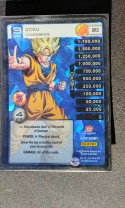 Goku Hero MP dr3 & dr4 panini trading card game - Image 1
