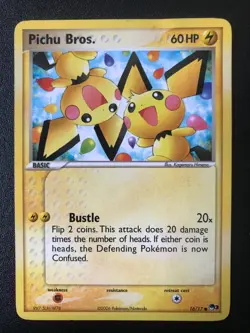 Pichu Bros. 16/17 POP 3 Pokemon non-holo rare card MP - Image 1
