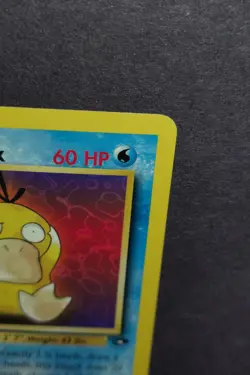Misty's Psyduck Pokemon Card 1st Edition 90/132 Trading Game Gym Challenge - Image 2
