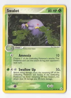 Swalot 50/101 Uncommon Regular Hidden Legends Vintage Pokemon Card NM - Image 1