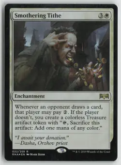 Smothering Tithe Lightly Played Foil 22 Ravnica Allegiance Magic: The Gathering - Image 1