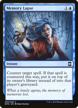 [MTG] Memory Lapse (Foil) (60) (EMA) LP-HP - Image 1