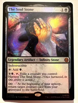 The Soul Stone Foil M Marvel's Spider-Man 66 NM - Image 1