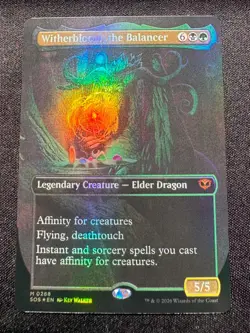 MTG Witherbloom, the Balancer - Borderless FOIL - SOS Strixhaven - NM - Image 1