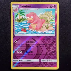 Slowbro 49/145 Reverse Holo Uncommon Guardians Rising Pokemon Moderately Played - Image 1