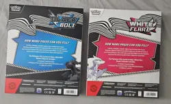 Pokemon Black Bolt and White Flare Lot Binder Collection Set of 2 NEW - Image 2