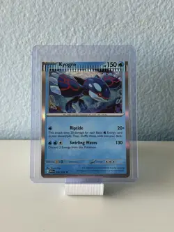 Pokemon TCG Mega Evolution Kyogre Holofoil 034/132 *RARE MAJOR CRIMP ERROR* NM - Image 1