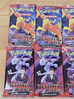 10x Pokemon TCG Destined Rivals Booster Packs Lot - New Sealed Loose - Image 2