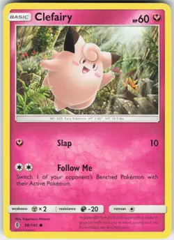 Clefairy 88/145 Common Guardians Rising Pokemon Lightly Played - Image 1