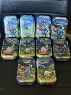 Pokemon TCG Ascended Heroes Mini Tins Lot of 10 New Sealed - Image 1