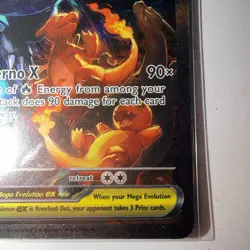 Mega Charizard X EX SIR 125/094 (English) Phantasmal Flames Pokemon TCG - Image 2