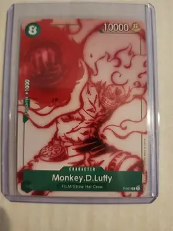 Monkey.D.Luffy P-061 One Piece TCG Starter Deck 16: GREEN Uta English Promo - Image 1