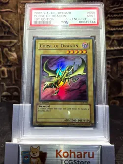 Curse of Dragon LOB-066 The Legend of Blue Eyes White Dragon 1st Edition -PSA9 - Image 1