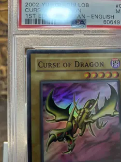Curse of Dragon LOB-066 The Legend of Blue Eyes White Dragon 1st Edition -PSA9 - Image 5