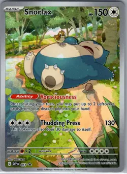 Snorlax 051 SV: Scarlet & Violet Promo Cards - Pokemon Card - NM - Image 1